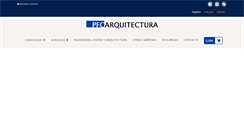 Desktop Screenshot of pfcarquitectura.com